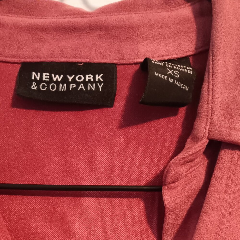 Pink Button up (New York & Company)